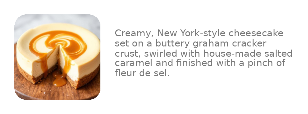 Salted Caramel Cheesecake