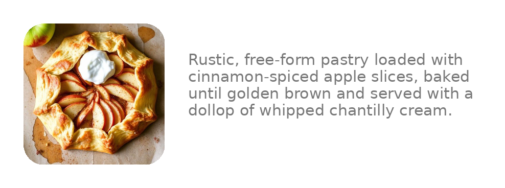 Apple Cinnamon Galette