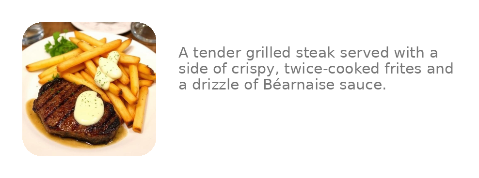 Grilled Steak Frites