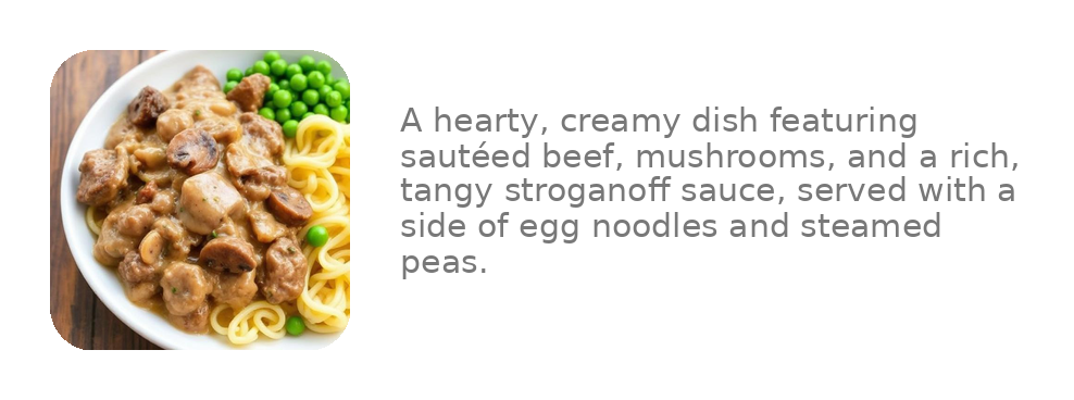 Beef and Mushroom Stroganoff
