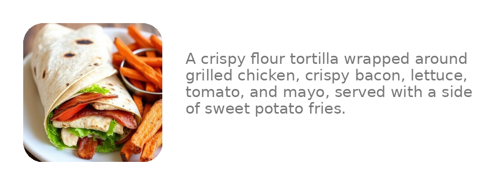 Grilled Chicken Club Wrap